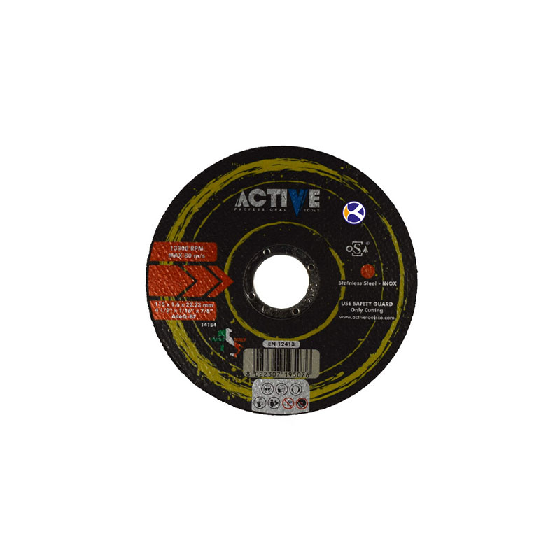 صفحه سنگ برش استیل مدل AC-11516 اکتیو تولز