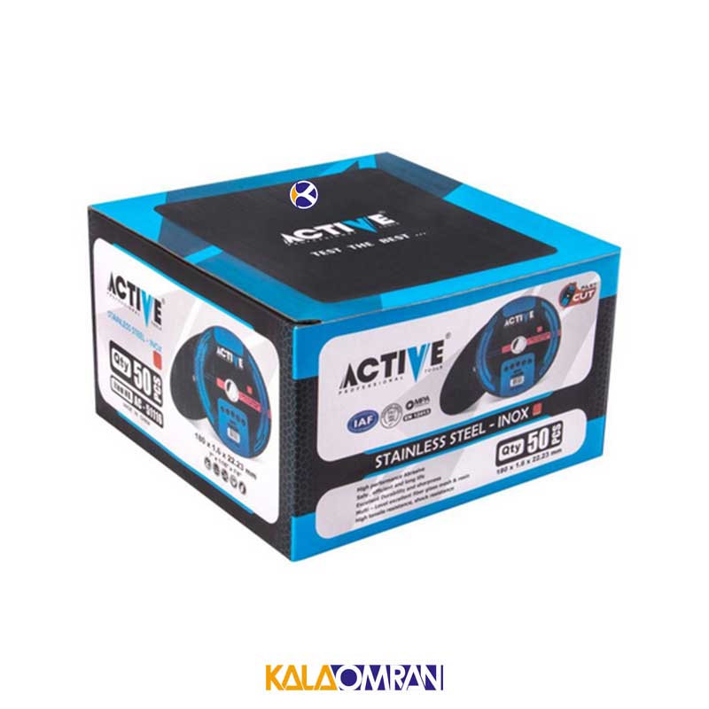 صفحه سنگ برش استیل مدل AC51116 اکتیو تولز