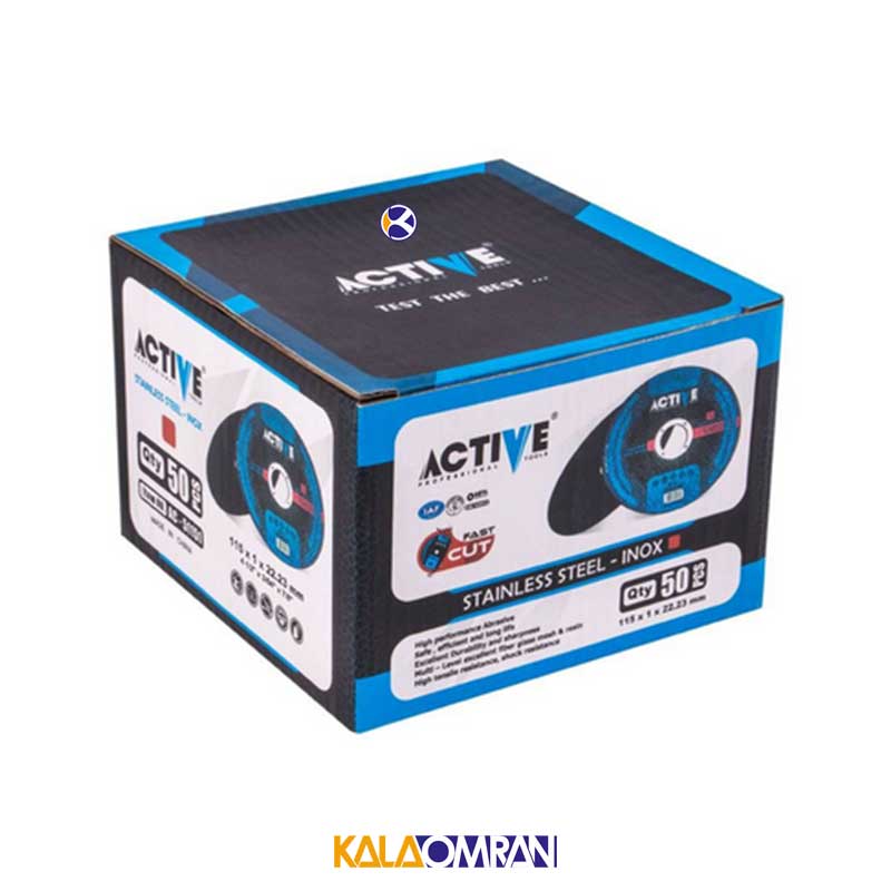 صفحه سنگ برش استیل مدل AC51151 اکتیو تولز