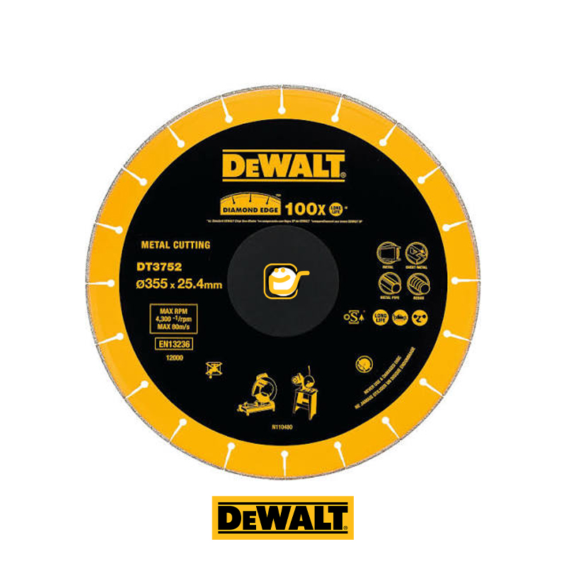 صفحه برش الماسه فلز و پروفیل دیوالت DEWALT مدل DT3752