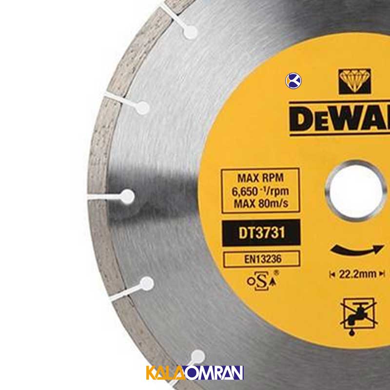 صفحه فرز برش الماسه مدل DT3731 دیوالت