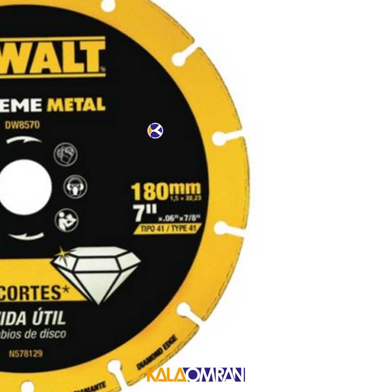 صفحه برش فلز مدل DW8570 دیوالت