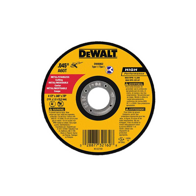 صفحه برش استیل مدل DW8062 دیوالت