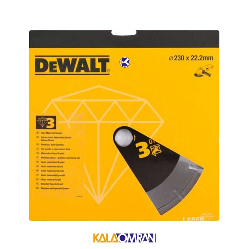 صفحه برش گرانیت (الماسه) مدل DT3763 دیوالت