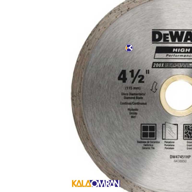 تیغه سرامیک بر مدل DW47451HP دیوالت