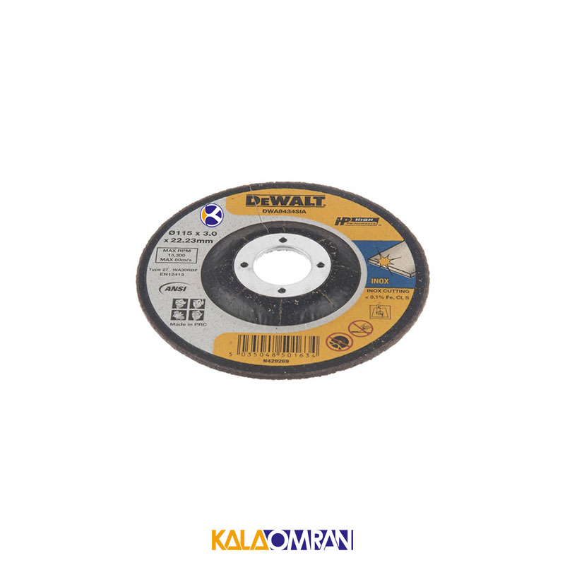 صفحه برش فلز مدل DWA8434SIA دیوالت