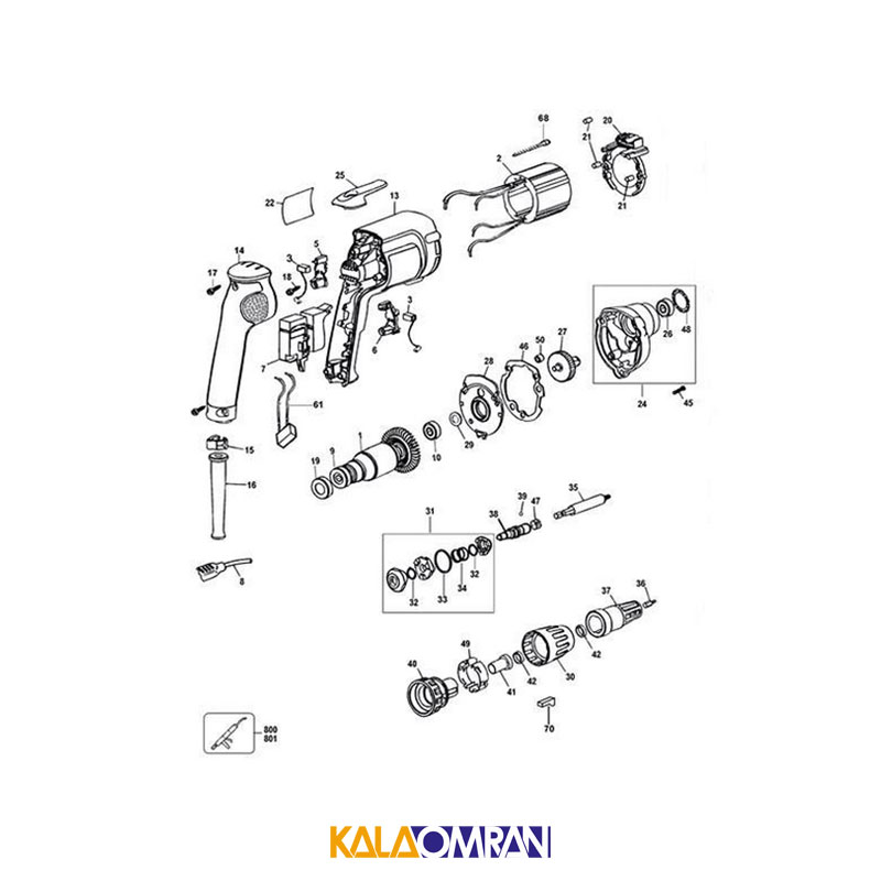 پیچ گوشتی برقی مدل DW274KN دیوالت