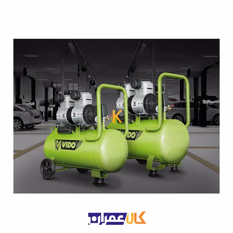 کمپرسور باد سایلنت 50 لیتری مدل WD060215020 ویدو
