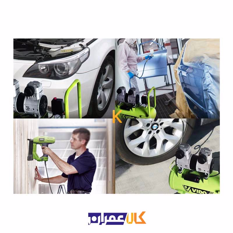 کمپرسور باد سایلنت 50 لیتری مدل WD060215020 ویدو