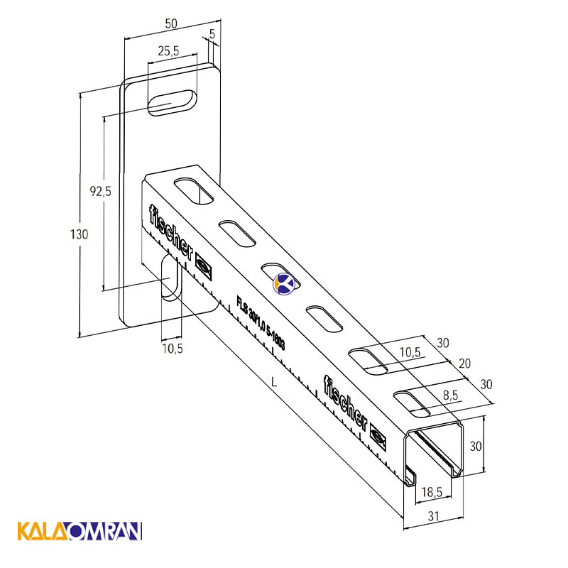 دستک پروفیل ALK 30 فیشر
